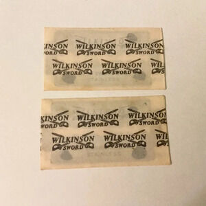 Vintage Wilkinson Sword Safety Razor Blades Lot of 2 Made  in England
